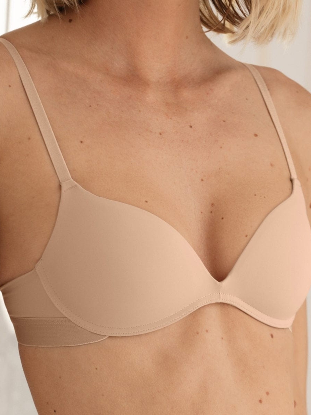 Pepper Zero G Wireless Lift Up Bra Nude 34AA Push Up Bra Small Chest A Cup